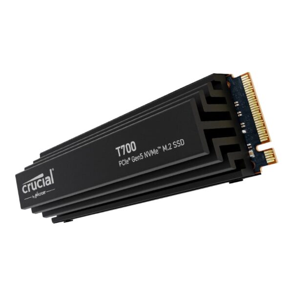 Crucial T700 1TB M.2 NVMe Gen5 with Heatsink NAND SSD - Image 2