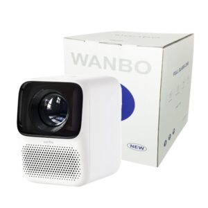 WANBO T2 MAX 1080P 450ANSI Android 9.0 Smart Projector - White