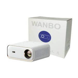 WANBO X2 MAX 1080P 450ANSI Android 9.0 Smart Projector - White