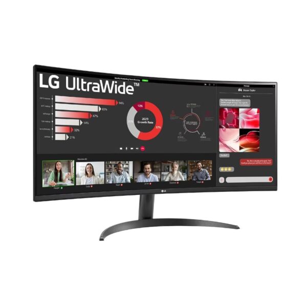 LG 34" Curved VA HDR WQHD Monitor - 100Hz - Image 3