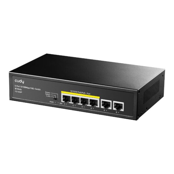 Cudy 6-Port Ethernet Unmanaged Switch - 4 Ports POE - Image 2