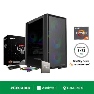 PCBuilder Ryzen 5 5600GT DEFENDER Windows 11 Gaming PC