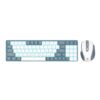 Redragon BS8772 Wireless Keyboard and Mouse Combo - Grey/White