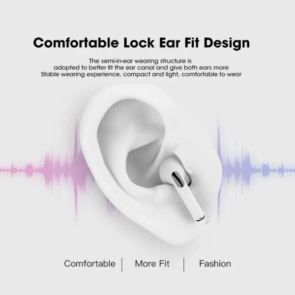 Mini Pro 4 Earphone TWS Wireless Headphones Bluetooth-Compatible 5.0 Waterproof Headset with Mic for Xiaomi Iphone Earbuds - Image 6