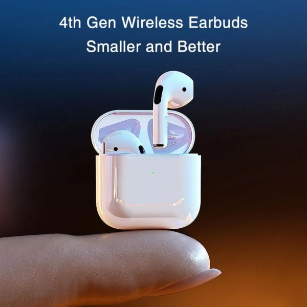 Mini Pro 4 Earphone TWS Wireless Headphones Bluetooth-Compatible 5.0 Waterproof Headset with Mic for Xiaomi Iphone Earbuds - Image 7