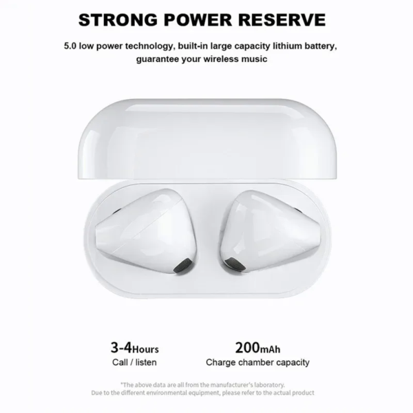 Mini Pro 4 Earphone TWS Wireless Headphones Bluetooth-Compatible 5.0 Waterproof Headset with Mic for Xiaomi Iphone Earbuds - Image 5