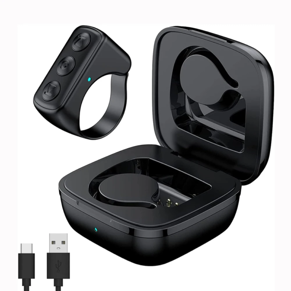 Phone Remote Control Page Turner Bluetooth Compatible Scrolling Ring for Tiktok Kindle App Phone Video Recording Controller - Image 2