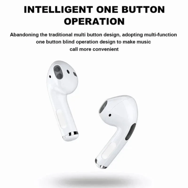 Mini Pro 4 Earphone TWS Wireless Headphones Bluetooth-Compatible 5.0 Waterproof Headset with Mic for Xiaomi Iphone Earbuds - Image 4