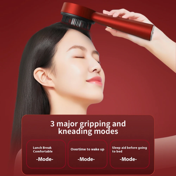 Electric Massage Comb Vibration Red Light Hair Growth Massage Scalp Brush anti Hair Loss Liquid Oil Applicator - Image 5